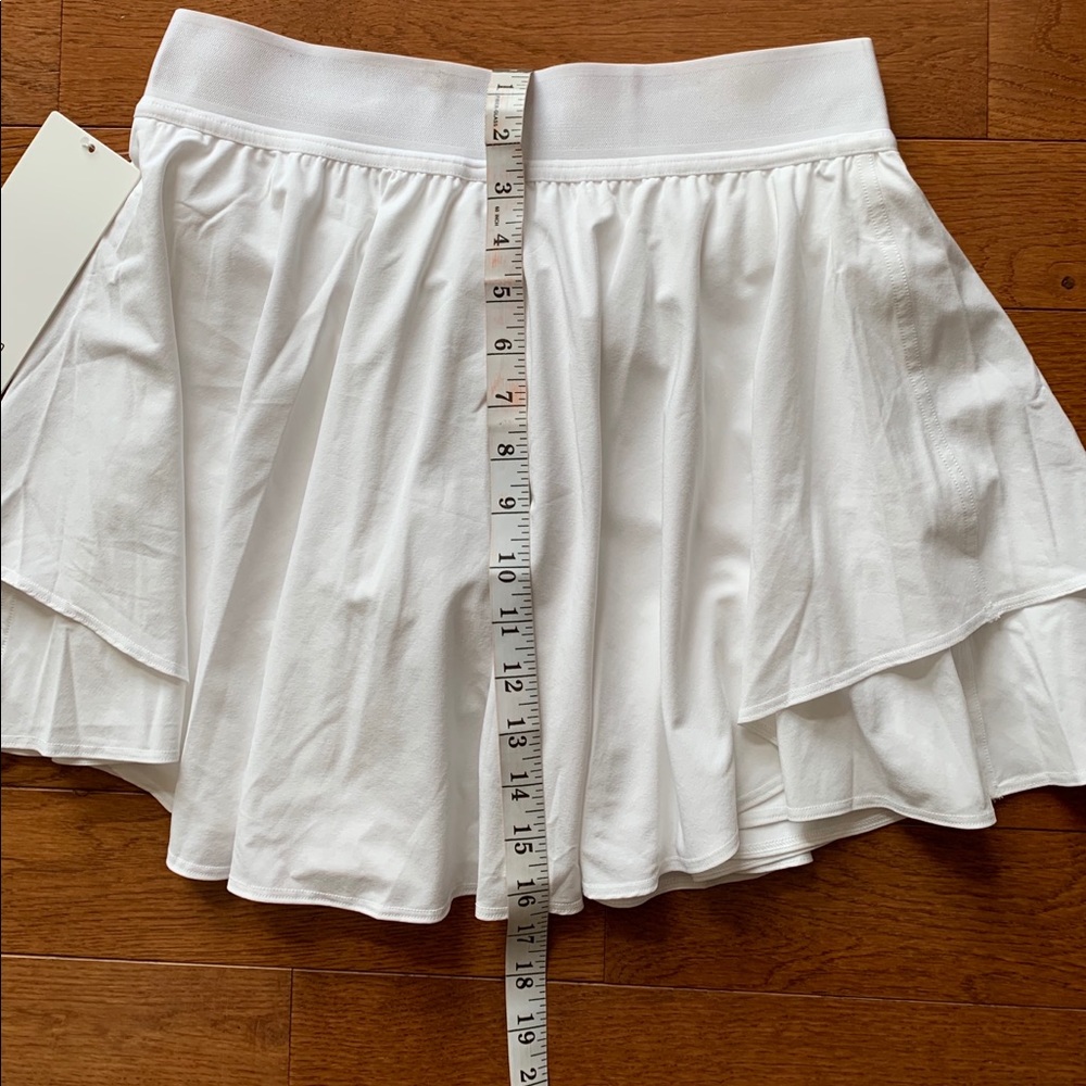 🎁Tall Lululemon Court Rival High Rise Skirt,White - Picture 8 of 12